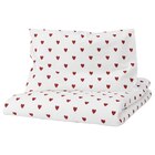 Bettwäsche-Set f Babybett, 2-teilig Herzmuster/weiß rot im Angebot bei IKEA in Singen Bettwäsche-Set f Babybett, 2-teilig Herzmuster/weiß rot Angebote von BARNDRÖM bei IKEA Singen für 7,99 €