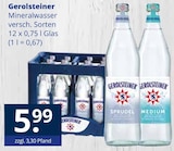 Mineralwasser bei Getränkewelt im Schermbeck Prospekt für 5,99 €