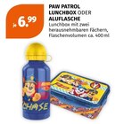 Paw Patrol LUNCHBOX ODER ALUFLASCHE im aktuellen Müller Prospekt