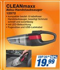 Akku-Handstaubsauger im Angebot bei famila Nordost in Falkensee Akku-Handstaubsauger Angebote von CLEANmaxx bei famila Nordost Falkensee für 19,99 €