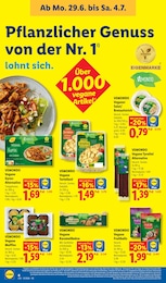Vegane Lebensmittel im Lidl Prospekt LIDL LOHNT SICH auf S. 26