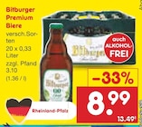 Premium Biere Angebote von Bitburger bei Netto Marken-Discount Hanau für 8,99 €