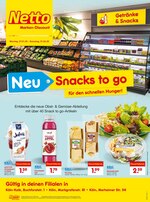 Netto Marken-Discount Prospekt "Neu - Snacks to go für den schnellen Hunger!", 2 Seiten, für Burscheid, 27.01.2020 - 01.02.2020 Netto Marken-Discount Prospekt "Neu - Snacks to go für den schnellen Hunger!", 2 Seiten, für Burscheid, 27.01.2020 - 01.02.2020