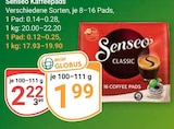 Kaffeepads Angebote von Senseo bei GLOBUS Hanau für 1,99 €