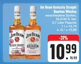 Kentucky Straight Bourbon Whiskey Angebote von Jim Beam bei E center Würzburg für 10,99 €