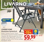 Aluminium-Gartentisch bei Lidl im Prospekt "" für 59,99 €