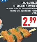 Aktuelles Lachsspieße mit Zucchini & Zwiebel Angebot bei Marktkauf in Essen ab 2,99 €