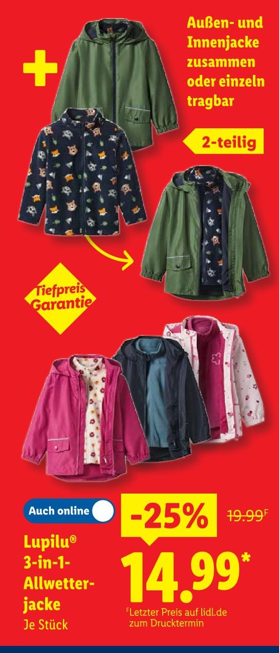 3-in-1-Allwetterjacke