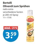 Olivenöl zum Sprühen von Bertolli im aktuellen V-Markt Prospekt für 3,59 €