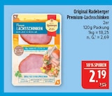 Premium-Lachsschinken Angebote von Radeberger bei Marktkauf Erlangen für 2,19 €