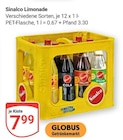 Limonade im Angebot bei GLOBUS in Idar-Oberstein Limonade Angebote von Sinalco bei GLOBUS Idar-Oberstein für 7,99 €