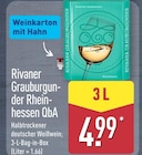 Rivaner Grauburgunder der Rheinhessen QbA im aktuellen ALDI Nord Prospekt