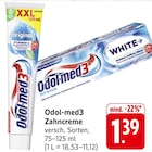 E center Rickenbach - Odol-med3 Original Zahncreme Angebot im Prospekt Odol-med3 Original Zahncreme bei E center im Rickenbach Prospekt für 1,39 €