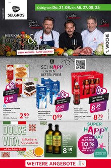 Cola Angebot im aktuellen Selgros Prospekt auf Seite 1