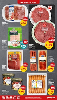 Wurst im Penny Prospekt "Wer günstig will, muss Penny." mit 45 Seiten (Krefeld)