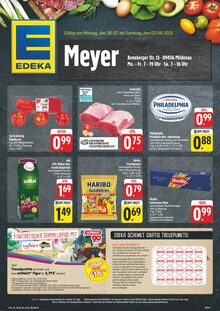Aktueller EDEKA Prospekt "Wir lieben Lebensmittel!" Seite 1 von 8 Seiten für Mildenau