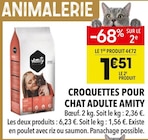 Croquettes pour chat adulte - Amity dans le catalogue Supeco