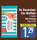 Eis-Waffeln im EDEKA Prospekt Eis-Waffeln von De Beukelaer im aktuellen EDEKA Prospekt für 1,29 €