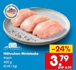Aktuelles Hähnchen-Ministeaks Angebot bei Netto Marken-Discount in Heilbronn ab 3,79 €