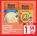 Express-Reis von Ben's Original für 1,59 € bei EDEKA im Angebot Express-Reis von Ben's Original im aktuellen EDEKA Prospekt