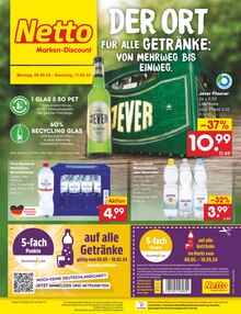 Bier im Netto Marken-Discount Prospekt "Aktuelle Angebote" mit 55 Seiten (Hamburg)