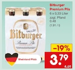 Premium Pils im Angebot bei Netto Marken-Discount in Siegburg Premium Pils Angebote von Bitburger bei Netto Marken-Discount Siegburg für 3,79 €