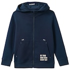 Jungen Sweatjacke mit Ziernähten bei Ernstings family im Borna Prospekt für 17,99 €