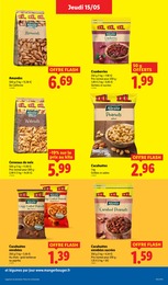 Prix et réduction Cacahuètes Grillées dans le prospectus Lidl en cours Offre Cacahuètes Grillées dans le catalogue Lidl du moment à la page 23