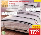 Aktuelle Bettwäsche Angebote bei Netto Marken-Discount in Bielefeld Aktuelles Seersucker Bettwäsche Angebot bei Netto Marken-Discount in Bielefeld ab 17,99 €