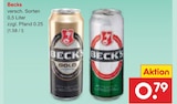 Aktuelles Becks Angebot bei Netto Marken-Discount in Langenhagen ab 0,79 €
