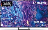 QLED TV GQ75Q74DATXZG AI Angebote von Samsung bei HEM expert Ludwigsburg für 1.699,00 €