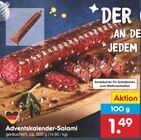 Adventskalender-Salami Angebote bei Netto Marken-Discount Freiberg für 1,49 €