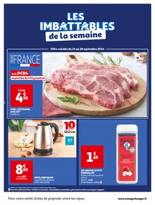 Prospectus Auchan Supermarché à La Londe-les-Maures, "SEPTEMBRE AU TOP", 28 pages de promos valables du 24/09/2024 au 06/10/2024