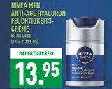 ANTI-AGE HYALURON FEUCHTIGKEITS-CREME Angebote von NIVEA MEN bei Marktkauf Dülmen für 13,95 €