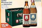 alkoholfreies Bier im Getränke City Prospekt Münchner Hell von Spaten im aktuellen Getränke City Prospekt für 15,99 €