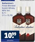 Finest Blended Scotch Whisky im Angebot bei Getränkewelt in Dortmund Finest Blended Scotch Whisky Angebote von Ballantine's bei Getränkewelt Dortmund für 10,99 €