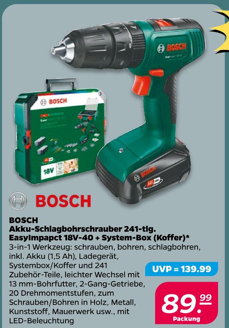 Akku-Schlagbohrschrauber 241-tlg. EasyImpact 18V-40 + System-Box (Koffer)