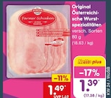 Farmer-Schinken von Berger im aktuellen Netto Marken-Discount Prospekt für 1,39 €
