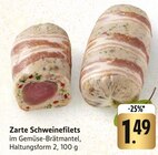 Zarte Schweinefilets Angebote bei E center Darmstadt für 1,49 €