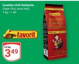 Qualitäts-Grill-Holzkohle Angebote von favorit bei GLOBUS Nettetal für 3,49 €