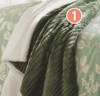 Plaid côtelé sherpa - DOMEDIA en promo chez Intermarché Super Béziers à 9,73 €