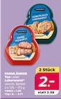 Tee- oder Leberwurst von Farmländer für 2,00 € bei Netto mit dem Scottie im Angebot Tee- oder Leberwurst von Farmländer im aktuellen Netto mit dem Scottie Prospekt