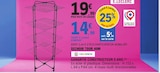 Séchoir Tour 40M - HOMESIDE en promo à 14,99 € chez E.Leclerc Séchoir Tour 40M - HOMESIDE dans le catalogue E.Leclerc