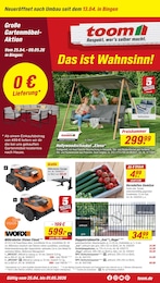 Aktueller toom Baumarkt Prospekt, "Respekt, wer's selber macht.", mit Angeboten der Woche, gültig von 25.04.2026 bis 25.04.2026