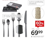 Besteck-Set „Sunset Matt Black“ oder „Sunset Glossy Gold“ Angebote von Justinus Bestecke bei XXXLutz Möbelhäuser Göppingen für 69,99 €