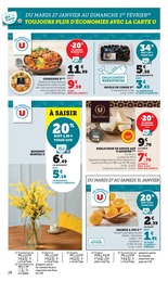Prix et réduction Reblochon dans le prospectus Super U en cours Offre Reblochon dans le catalogue Super U du moment à la page 28