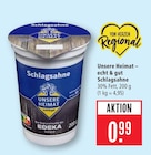Schlagsahne Angebote von Unsere Heimat bei Marktkauf Ludwigsburg für 0,99 €