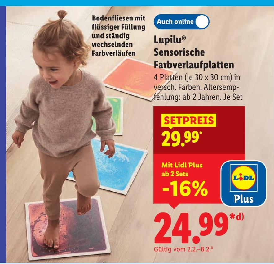 Sensorische Farbverlaufplatten