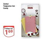 Teigkarten-Set Candy Angebote von Zenker bei GLOBUS Neustadt für 1,69 €