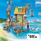 Port et repaire de pirates - PLAYMOBIL en promo chez JouéClub Bastia à 69,99 €
